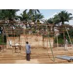 1. Building the roof for the sanctuary.JPG